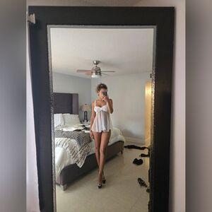 White Sheer Babydoll Lingerie